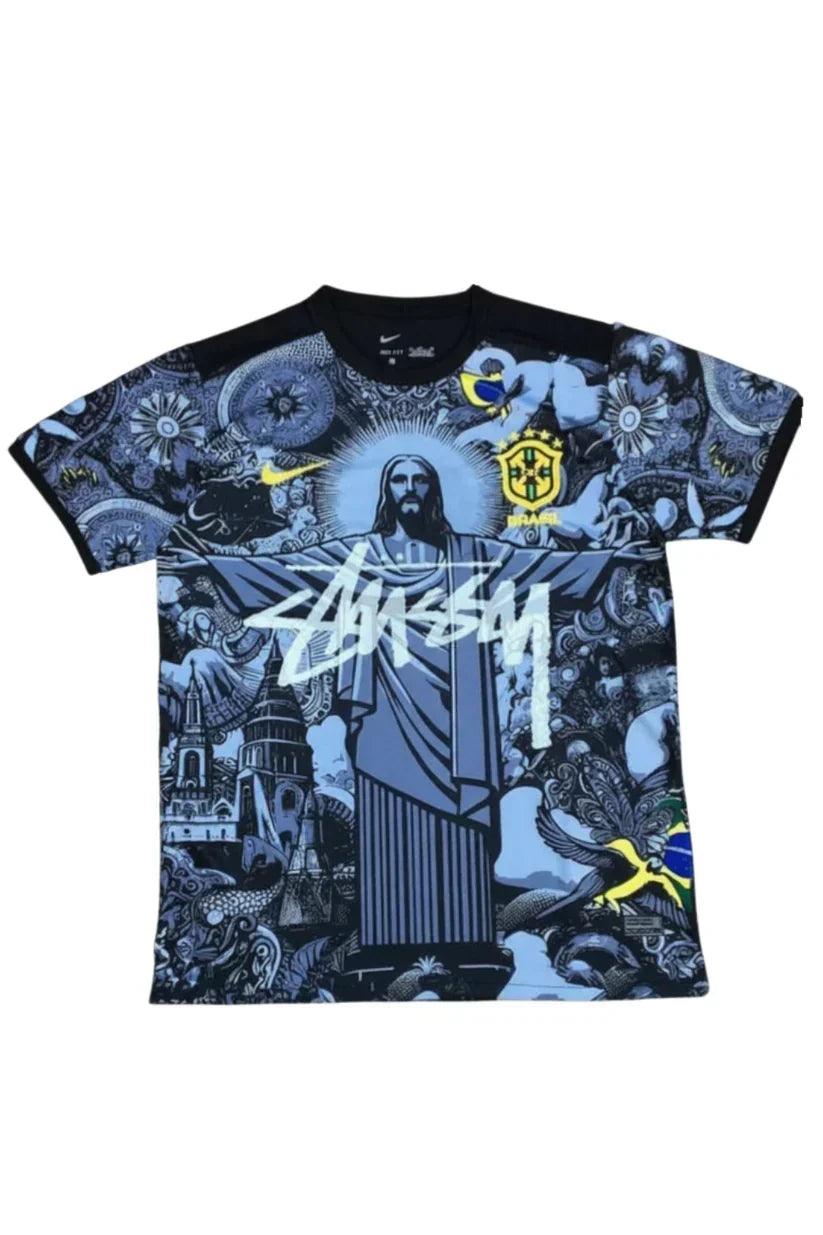 Stüssy x Brazil "Jesus" Limited Jersey