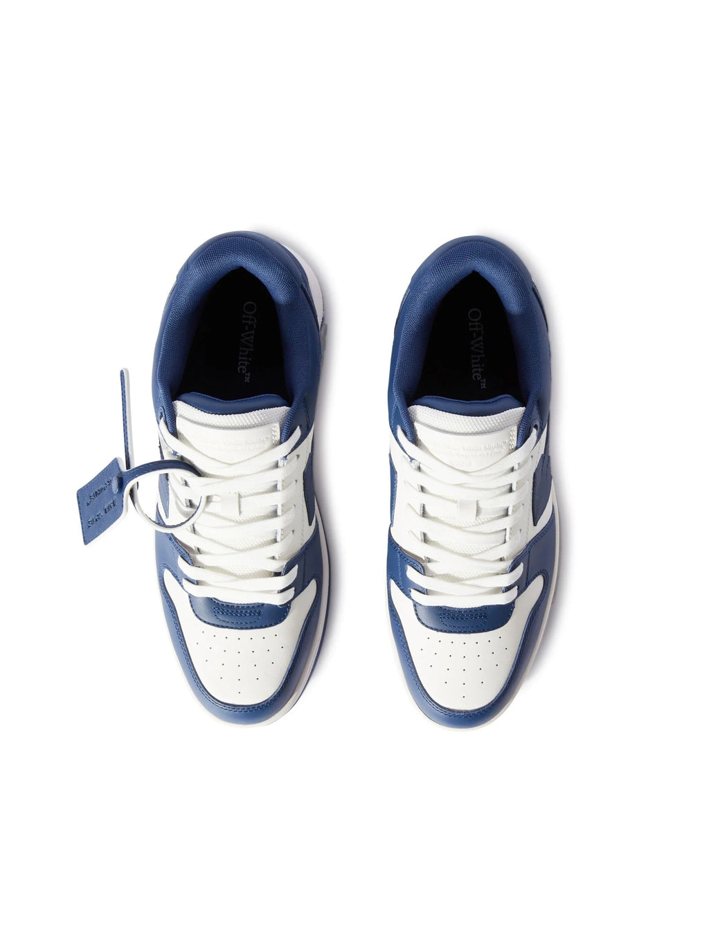 "Off" Sneaker Blue/White